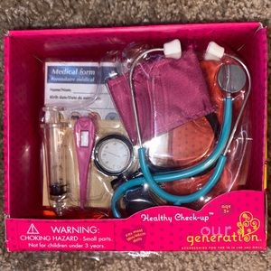 New in Packaging- Our Generation Healthy Check-up Doll Accessories Set